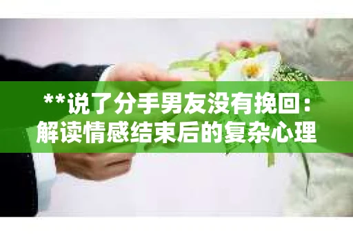 **说了分手男友没有挽回：解读情感结束后的复杂心理与现实**