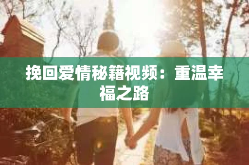 挽回爱情秘籍视频：重温幸福之路