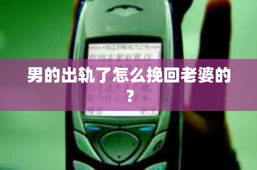 男的出轨了怎么挽回老婆的？