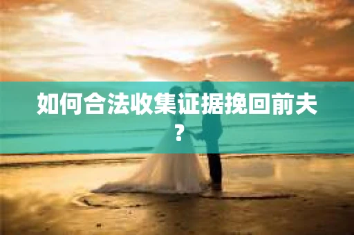 如何合法收集证据挽回前夫? 如何合法收集证据挽回前夫?