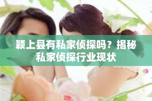 颖上县有私家侦探吗？揭秘私家侦探行业现状
