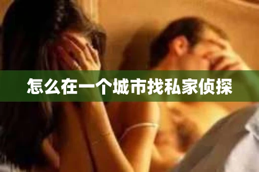 怎么在一个城市找私家侦探