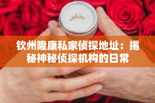 钦州隆康私家侦探地址：揭秘神秘侦探机构的日常