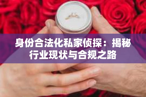 身份合法化私家侦探：揭秘行业现状与合规之路