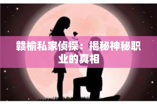 赣榆私家侦探：揭秘神秘职业的真相