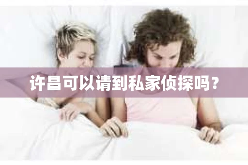 许昌可以请到私家侦探吗？