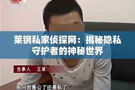 莱钢私家侦探网：揭秘隐私守护者的神秘世界