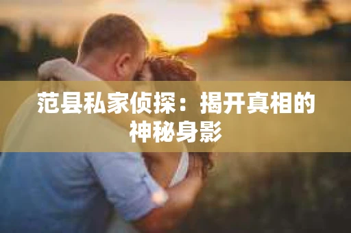 范县私家侦探：揭开真相的神秘身影