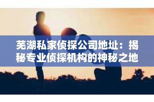 芜湖私家侦探公司地址：揭秘专业侦探机构的神秘之地
