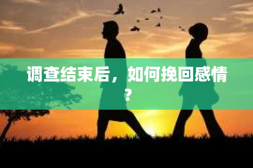 调查结束后,如何挽回感情? 调查结束后,如何挽回感情?
