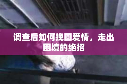 调查后如何挽回爱情,走出困境的绝招 调查后如何挽回爱情,走出困境的绝招