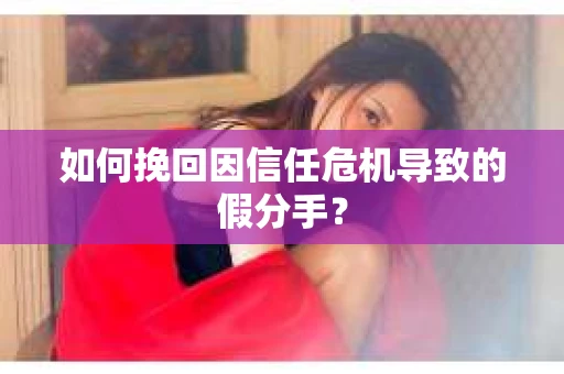 如何挽回因信任危机导致的假分手? 如何挽回因信任危机导致的假分手?