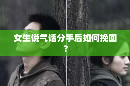 女生说气话分手后如何挽回? 女生说气话分手后如何挽回?