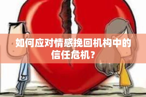 如何应对情感挽回机构中的信任危机？